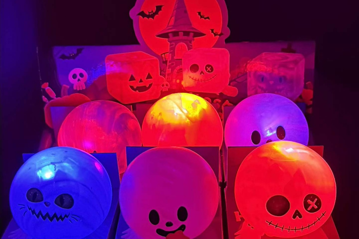 Halloween LED light-up toys with colorful glowing effects