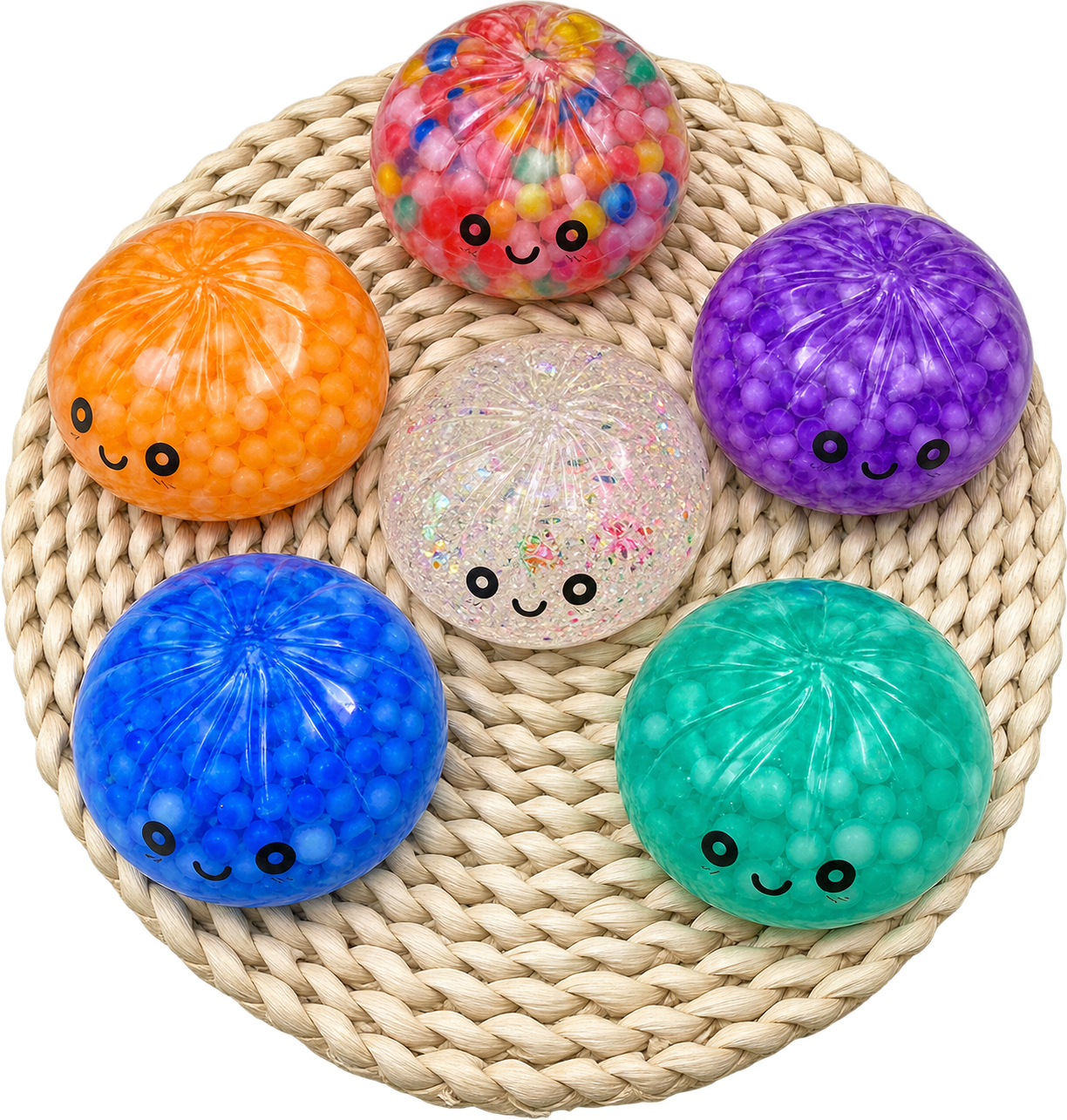 Clear Bead-Filled Dumpling Squishy view 2