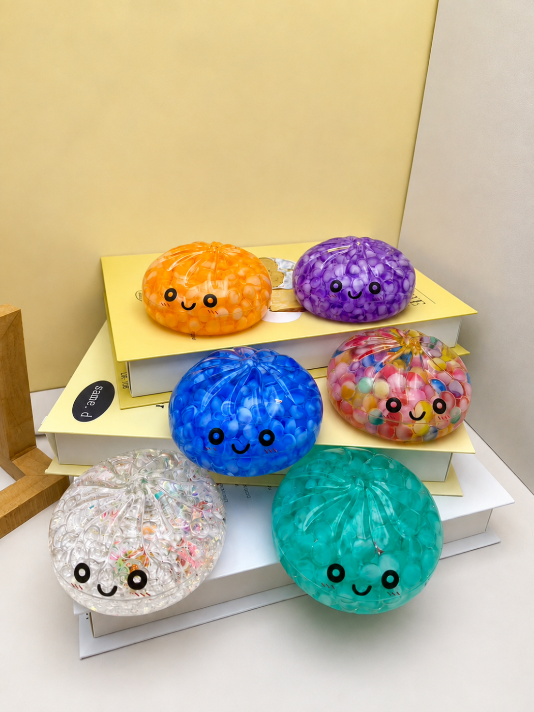 Clear Bead-Filled Dumpling Squishy view 5