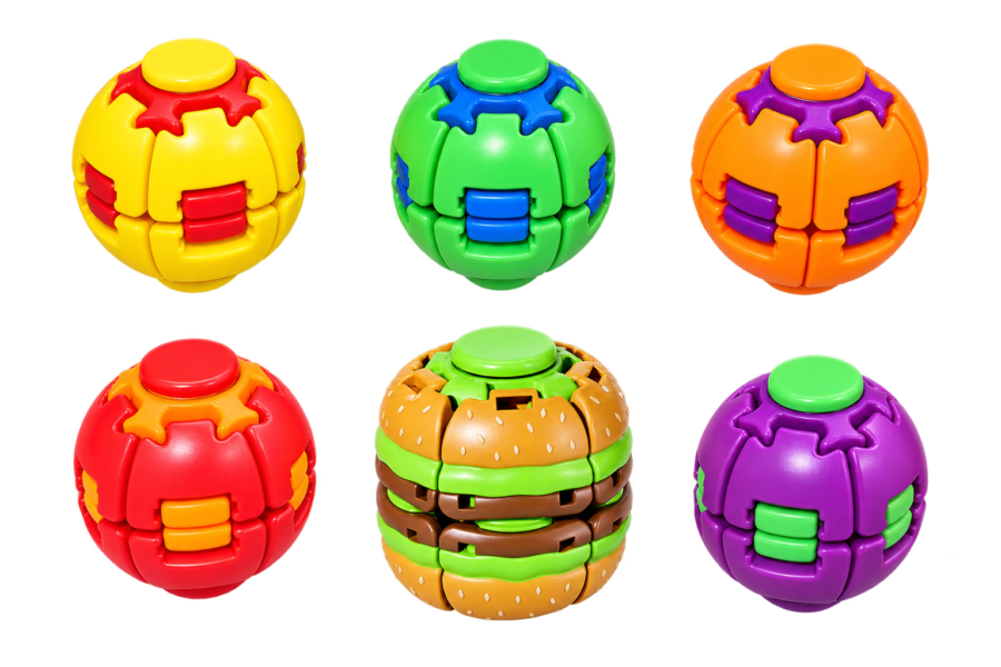 Press-to-Spin Fidget Ball