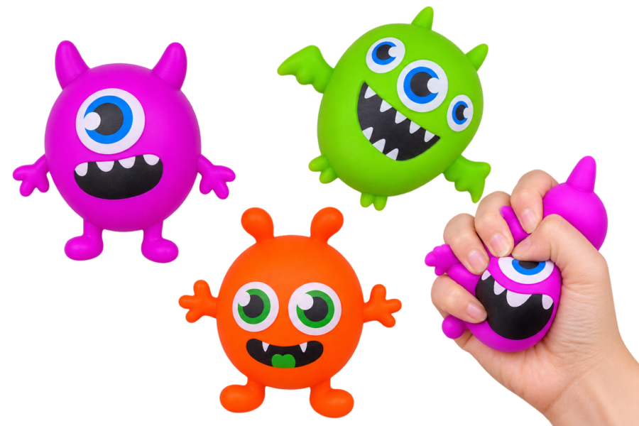 Funny Face Flour-Filled Monster Squishy