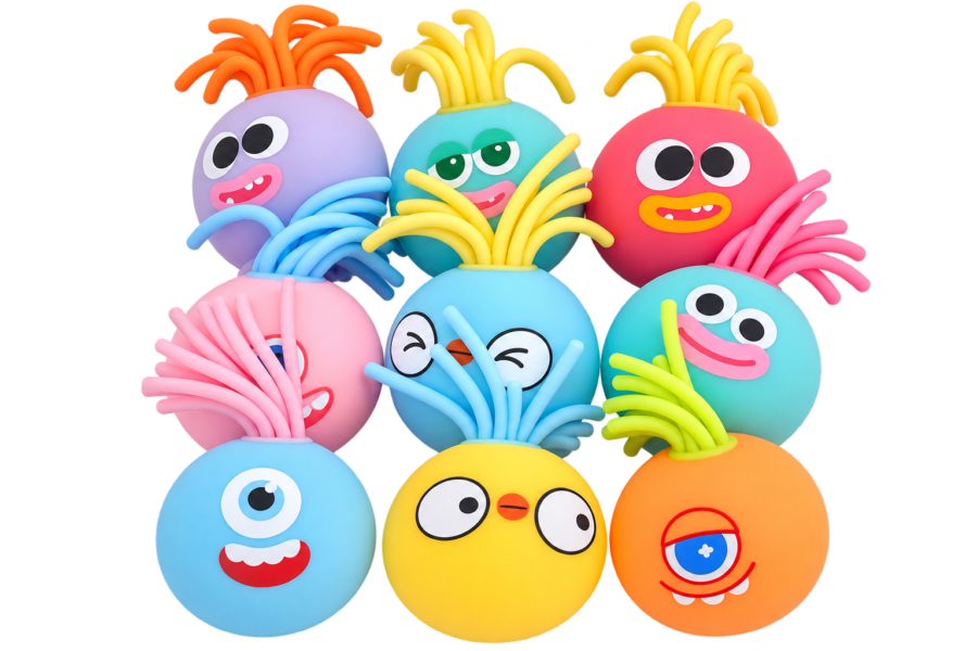 Silly Hair Monster Squishy
