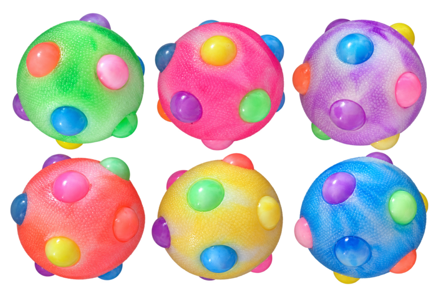 LED Light-Up Bumpy Bouncy Ball