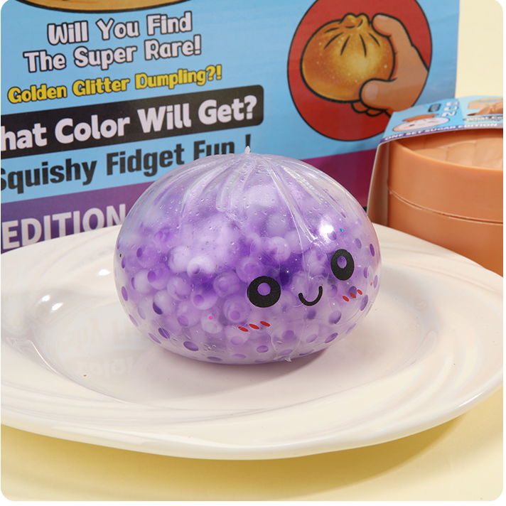 How to choose squishy toys – Clear Bead-Filled Dumpling Squishy example