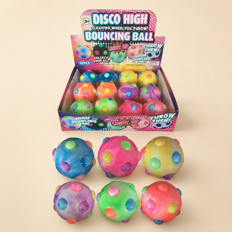 LED Light-Up Bumpy Bouncy Ball