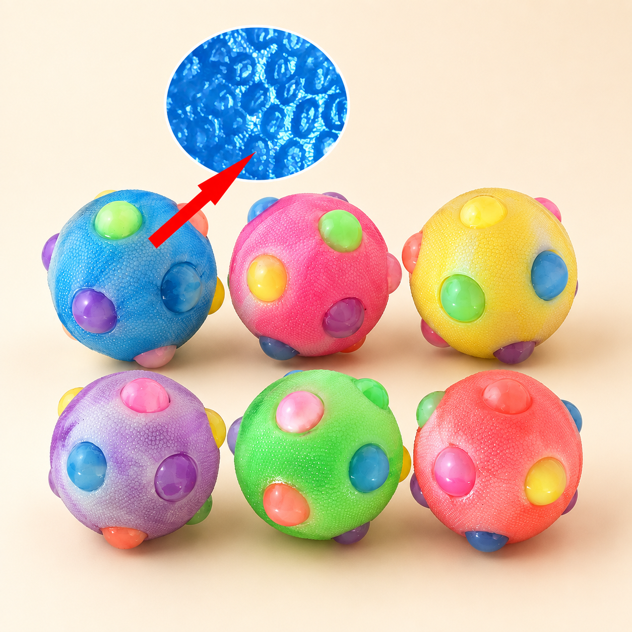 LED Light-Up Bumpy Bouncy Ball view 2
