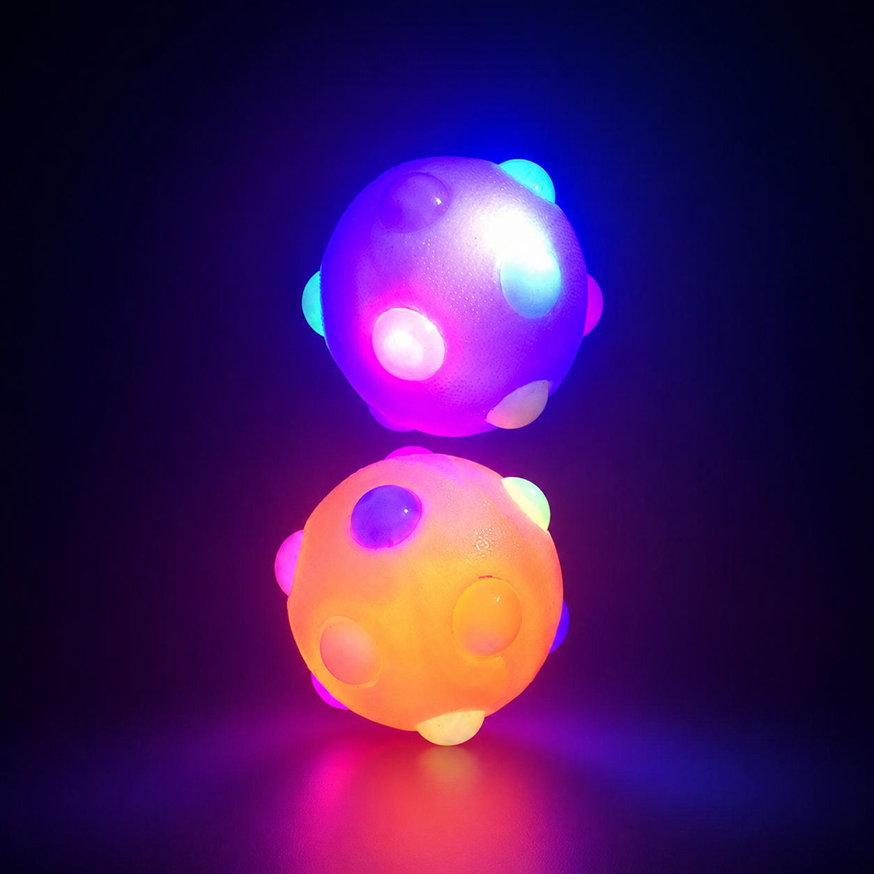 LED Light-Up Bumpy Bouncy Ball view 3