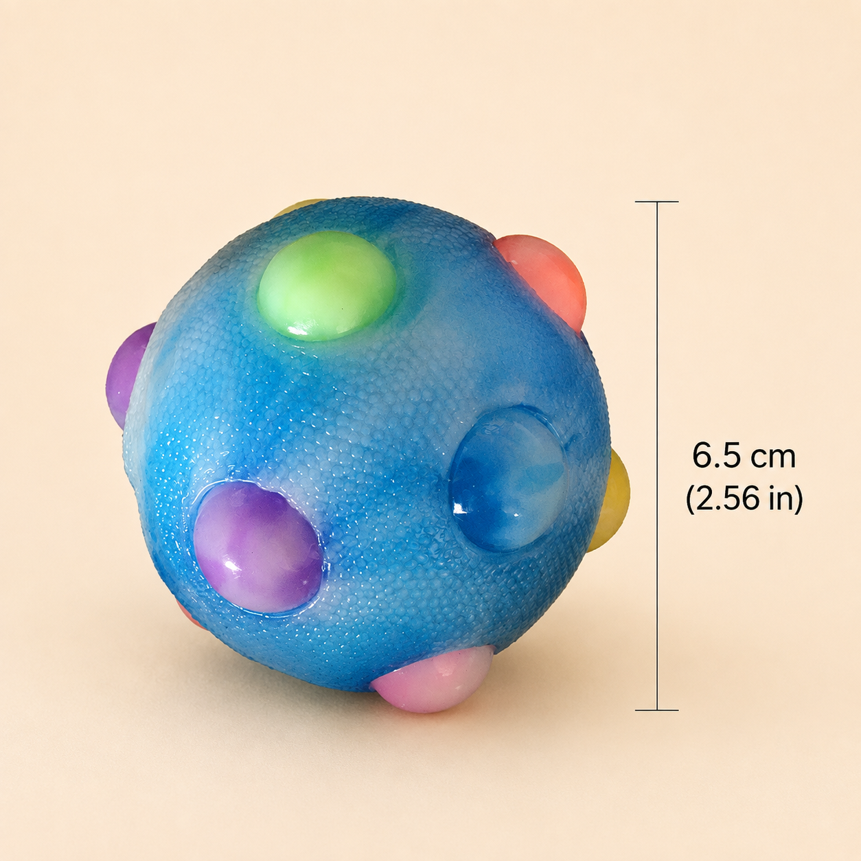 LED Light-Up Bumpy Bouncy Ball view 4